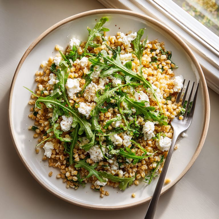 A plate of food with a fork and knife.