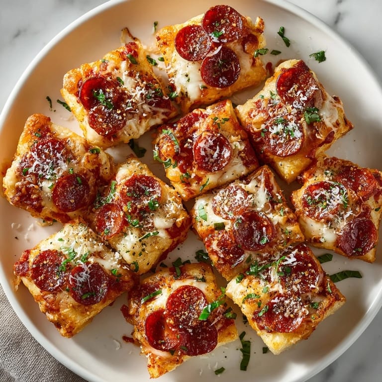 A batch of homemade Ghost Pepperoni Pizza Bites—perfect savory appetizer or game-day snack.