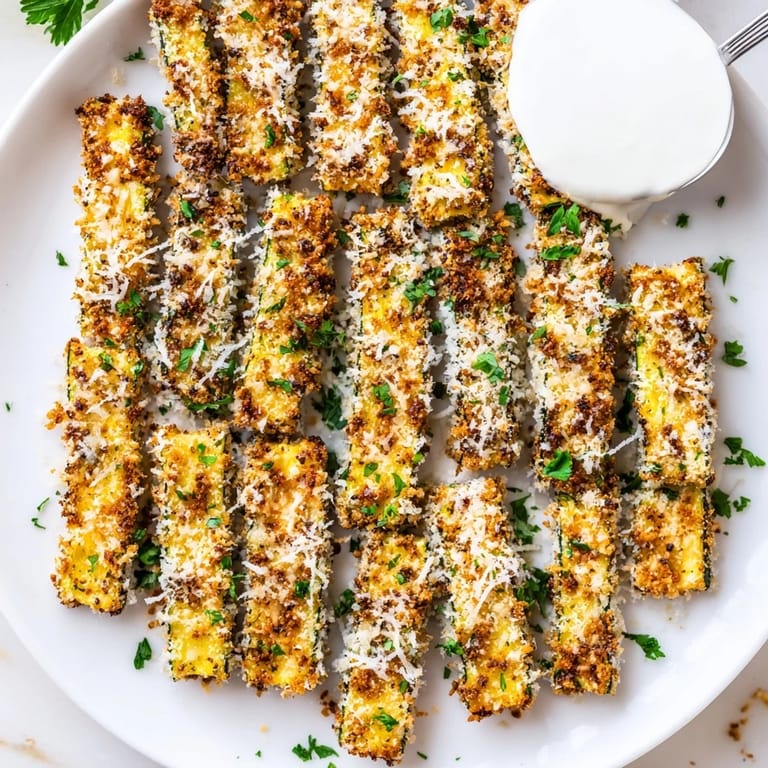 Savory Cheesy Cajun Zucchini Sticks, a crunchy snack bursting with flavor. 