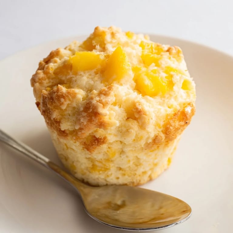 Freshly baked Mango Lemon Ricotta Muffins, perfect with butter and a sunny morning.