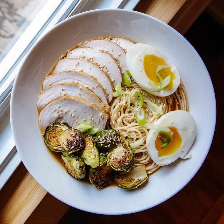 Enjoy the hearty, comforting flavors of this Fusion Turkey Ramen recipe with satisfying textures.