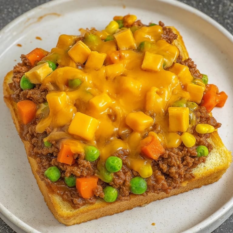 Easy, family-friendly 5-Ingredient Sloppy Joe Casserole, served in a classic American style.