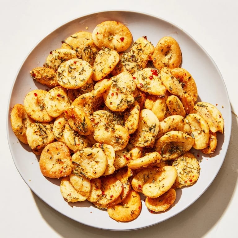 Golden, air-fried bagel chips with buttery seasoning and mix-ins make this Christmas mix irresistible.