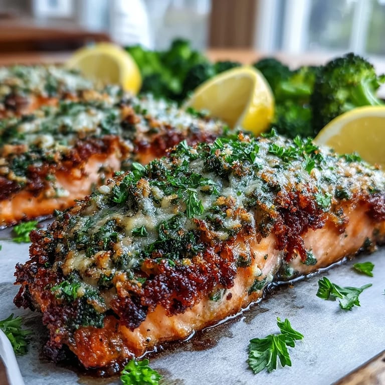 Crispy roasted broccoli florets and cheesy baked salmon fillets make an easy keto dinner for four.